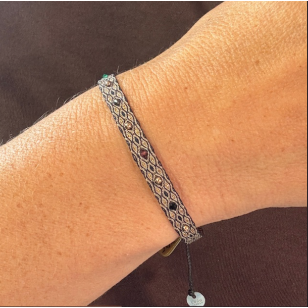 Vvet armbnd streight dot