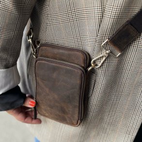 Beth mobiltaske skind