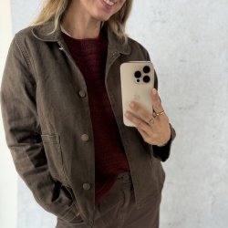 Jakke Karen i bomuld str. S-L 