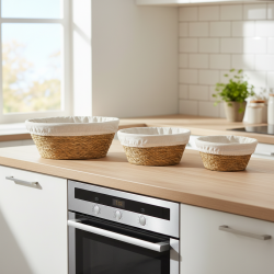  Br�d- og opbevaringskurve i s�gr�s � 3-pak