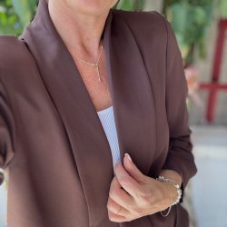 Blazer Nina brun onesize XS-M 