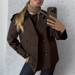 Trenchcoat vandafvisende str. S-L 