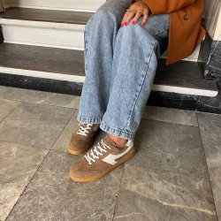 Sneakers FREAK OUT taupe ruskind str 36-41