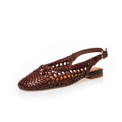 Slingback VALERIE  flettet skind str 37-41