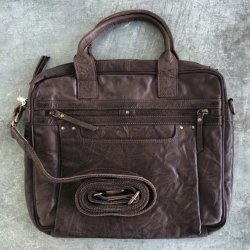 Computertaske skind Morgado