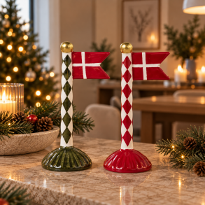 Flag harlekin stor keramik