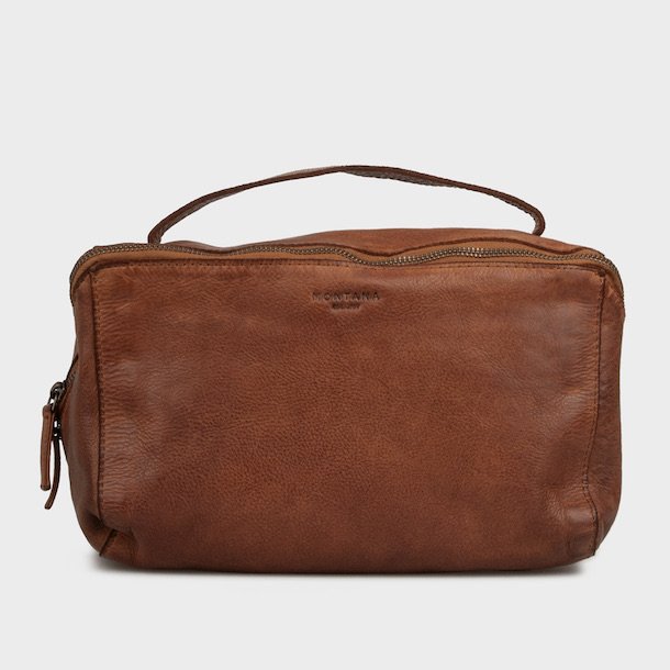 Dillon unisex toilettaske skind