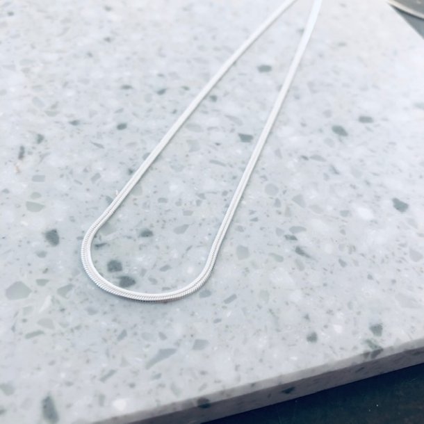 Mexi 45 cm halskde snake slv