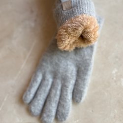 Fingervanter med plys 