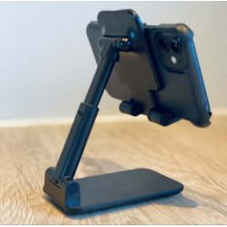 Bordstander telefon &amp; tablet  - fleksibel &amp; sammenklappelig