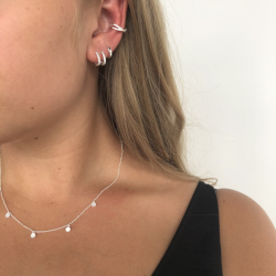 Chunky twirl hoop slv