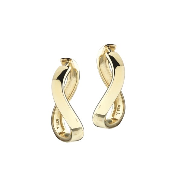 reringe FOREVER HOOP BIG - Forgyldt