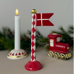 Flag harlekin stor keramik