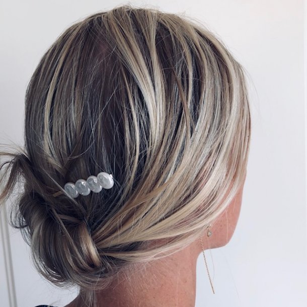 Hrnlest 4 stk. med perler