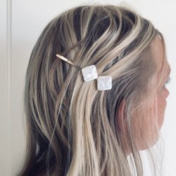 Hrnlest 4 stk. med perler