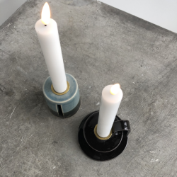 Hvide LED Kronelys 2stk 150mm