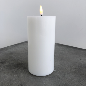 Hvidt LED Bloklys 75 x 150mm