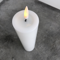 Hvidt LED Bloklys 50x200mm