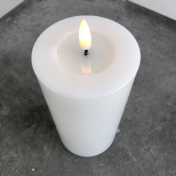 Hvidt LED Bloklys 75 x 150mm