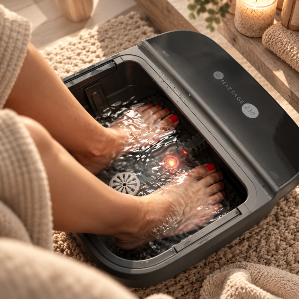 Fodspa foldbart med varme og massage � MassagePro