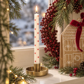 Kertelys jul stearin svanem�rket D 1,3 cm