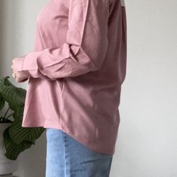 Skjorte pretty rose viskose miks str XS-XXL