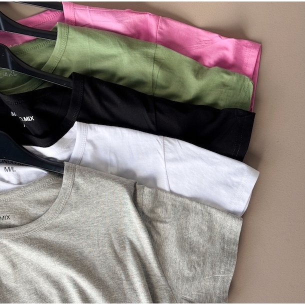 T-shirt 100% bomuld M-XXXXL