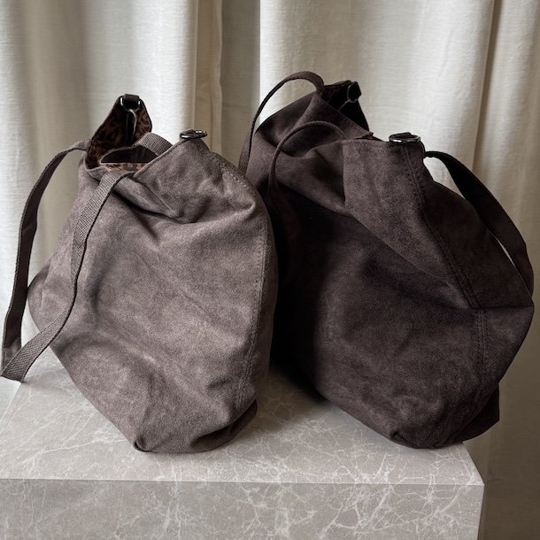 Shopper vendbar - 2 i 1 brun/leo