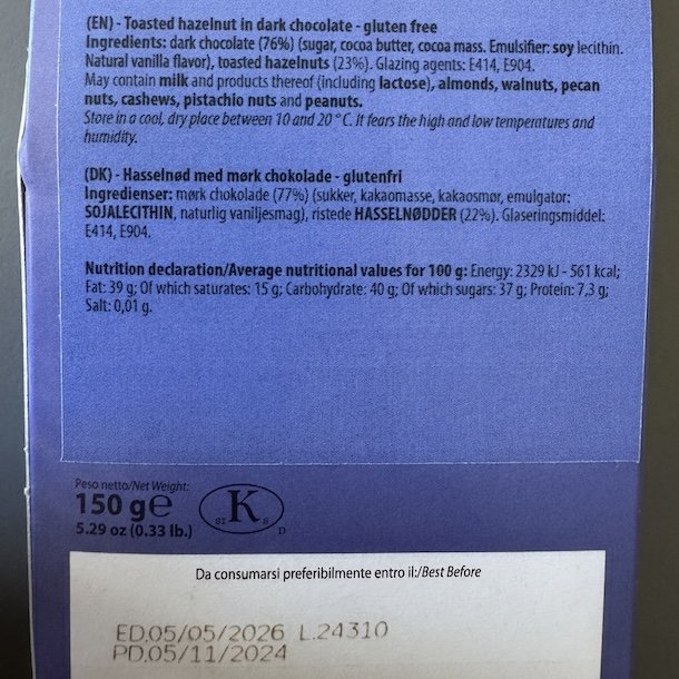 Italienske cioccolato - 3 pk