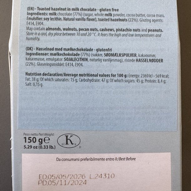 Italienske cioccolato - 3 pk