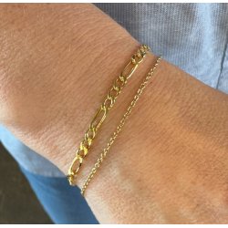 Andie chunky armbnd forgyldt slv