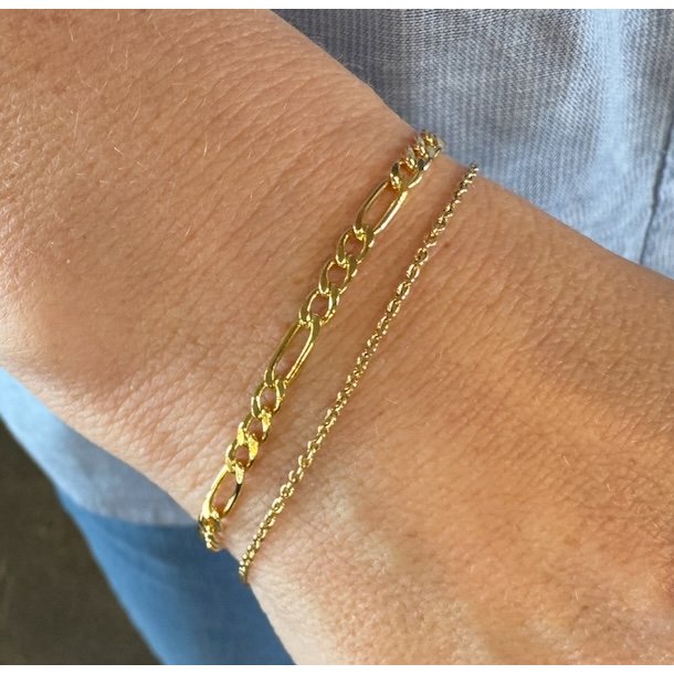 Andie chunky armbnd forgyldt slv