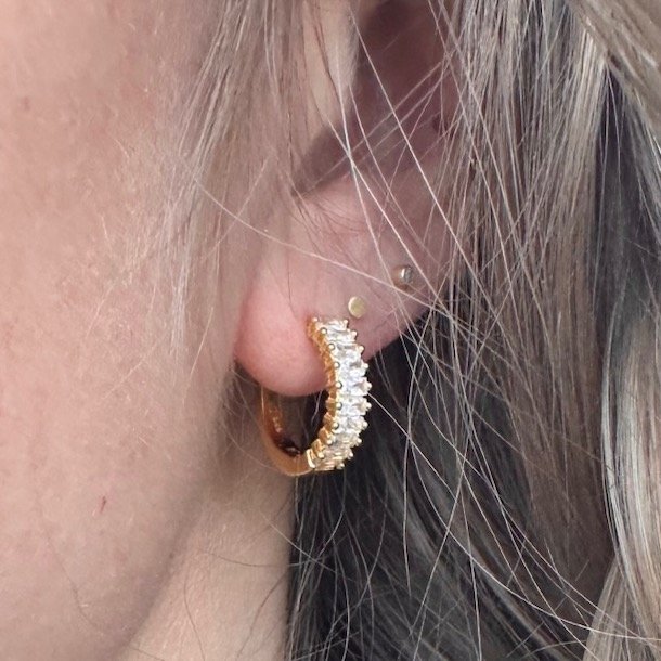 Hoop Philina big  Forgyldt Slv