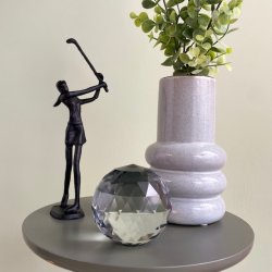 Metal figur kvinde Golfspiller