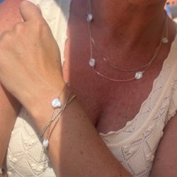 St med halskde og armbnd sirene