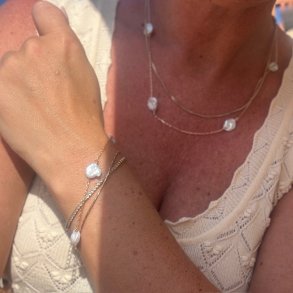 St med halskde og armbnd sirene