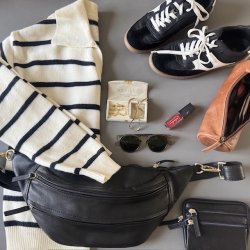 Bltetaske NEW ORIGINAL skind soft sort