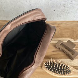 Toilettaske unisex imiteret skind