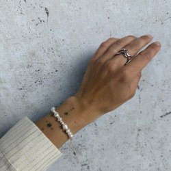 Fingerring Caspian justerbar sterlingslv str. 48-58