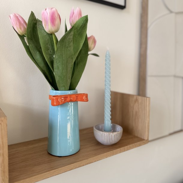 Vase m/sljfe keramik