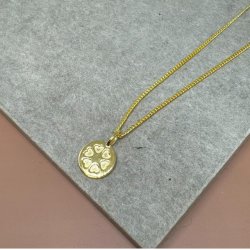 Ladies circle vedhng jubilum - forgyldt slv