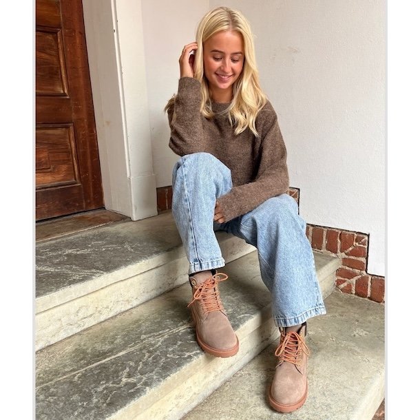 Stvle THE REAL WALK sand ruskind str. 36-41