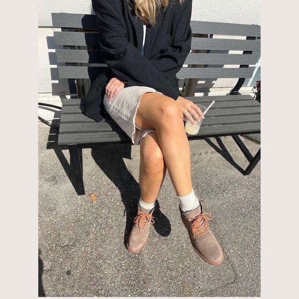 Stvle THE REAL WALK sand ruskind str. 36-41