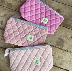 Kosmetik taske quilt pastel
