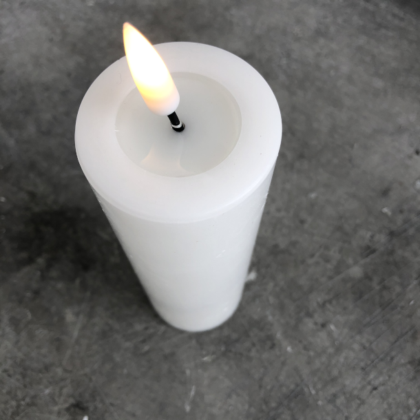 Hvidt LED Bloklys 50 x 150mm