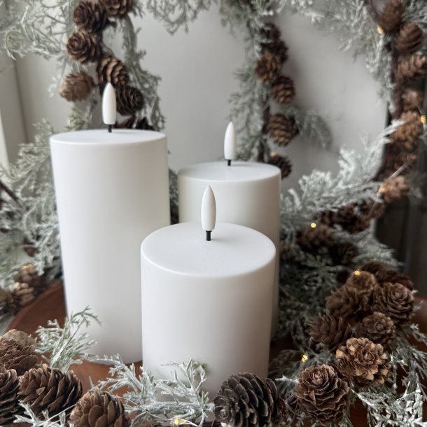 Udendrs LED bloklys i st af 3 m. fjernbetjening