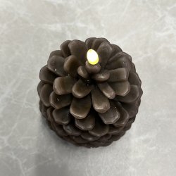 LED lys kogle H 13 cm brun