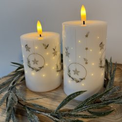 LED lys lux jul 2 stk