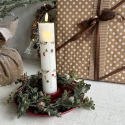 Lysestage til bloklys H 3,5 -  D 24cm