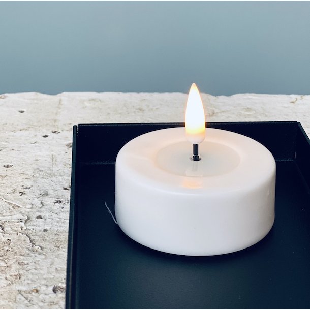 Store Hvide Fyrfadslys - st af 2